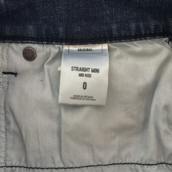 Express Mini Denim Skirt - Picture 3 of 4